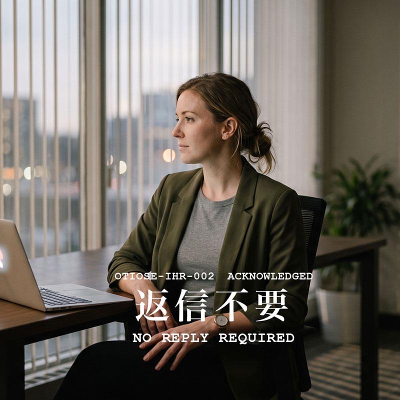NO REPLY REQUIRED / 返信不要