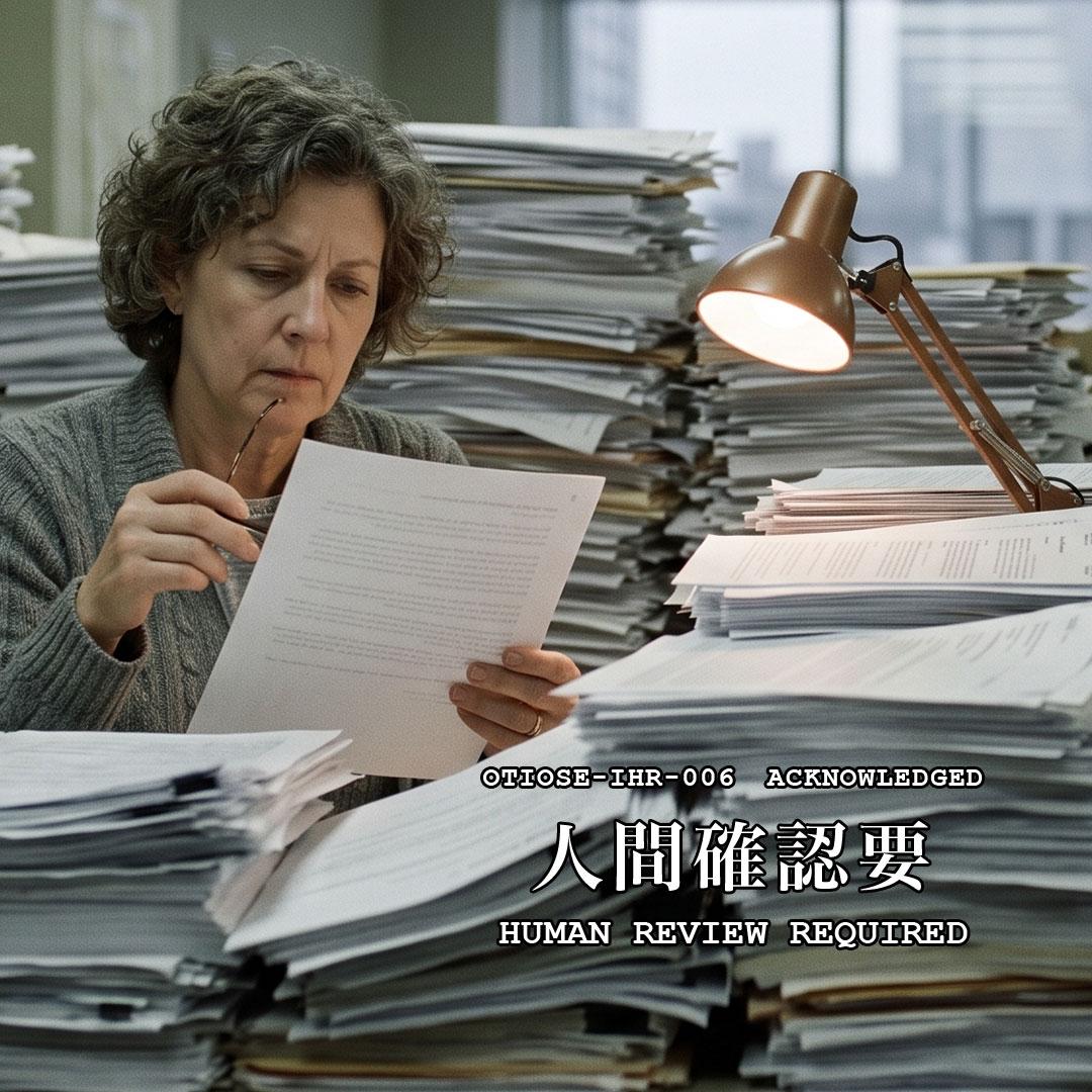 HUMAN REVIEW REQUIRED / 人間確認要