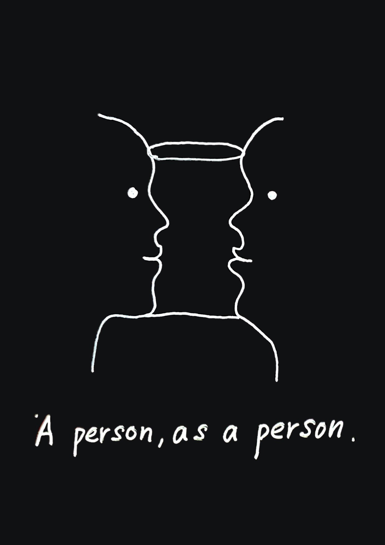 A person, as a person. — cover