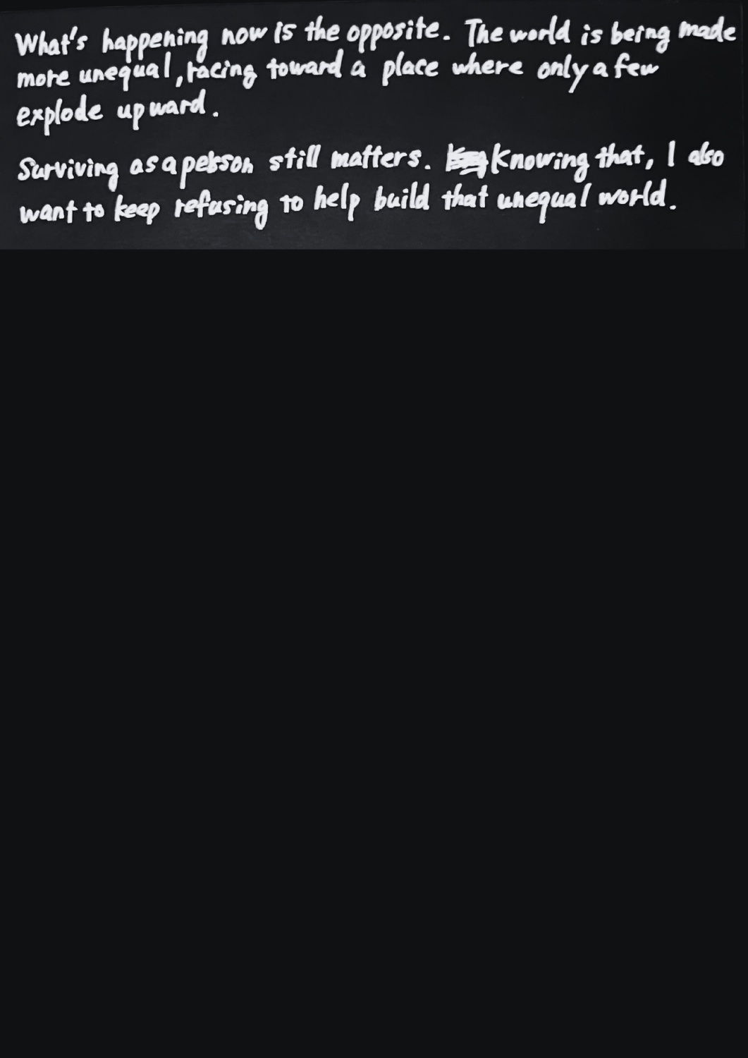 When the Web Stopped Saving Anyone — handwritten page 2